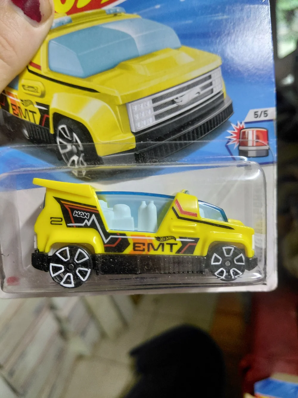 yellow Rapid Pulse from the 2025 Hot Wheels HW First Response series (number 5/5